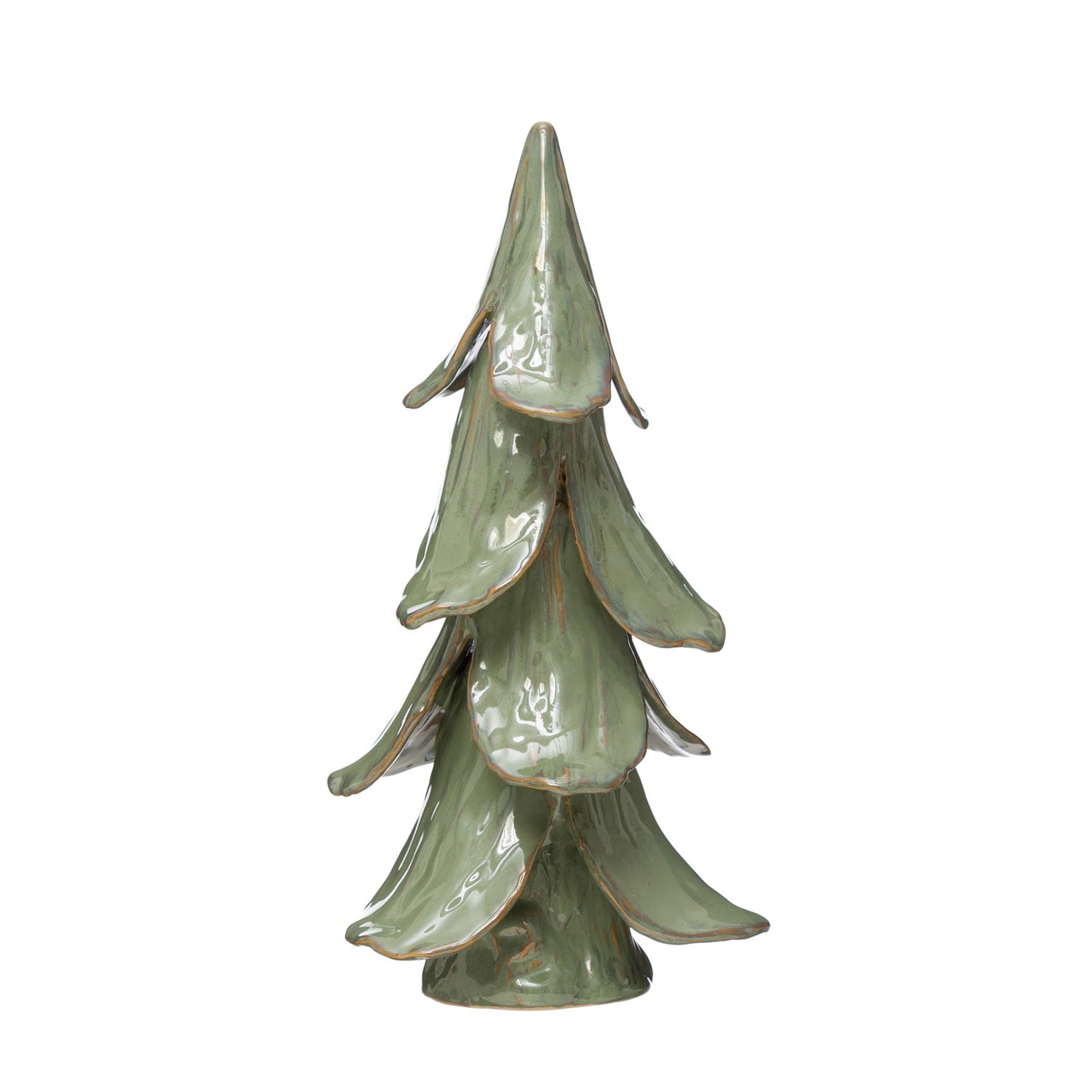 C-26 8" Round x 15-1/2"H Handmade Stoneware Tree