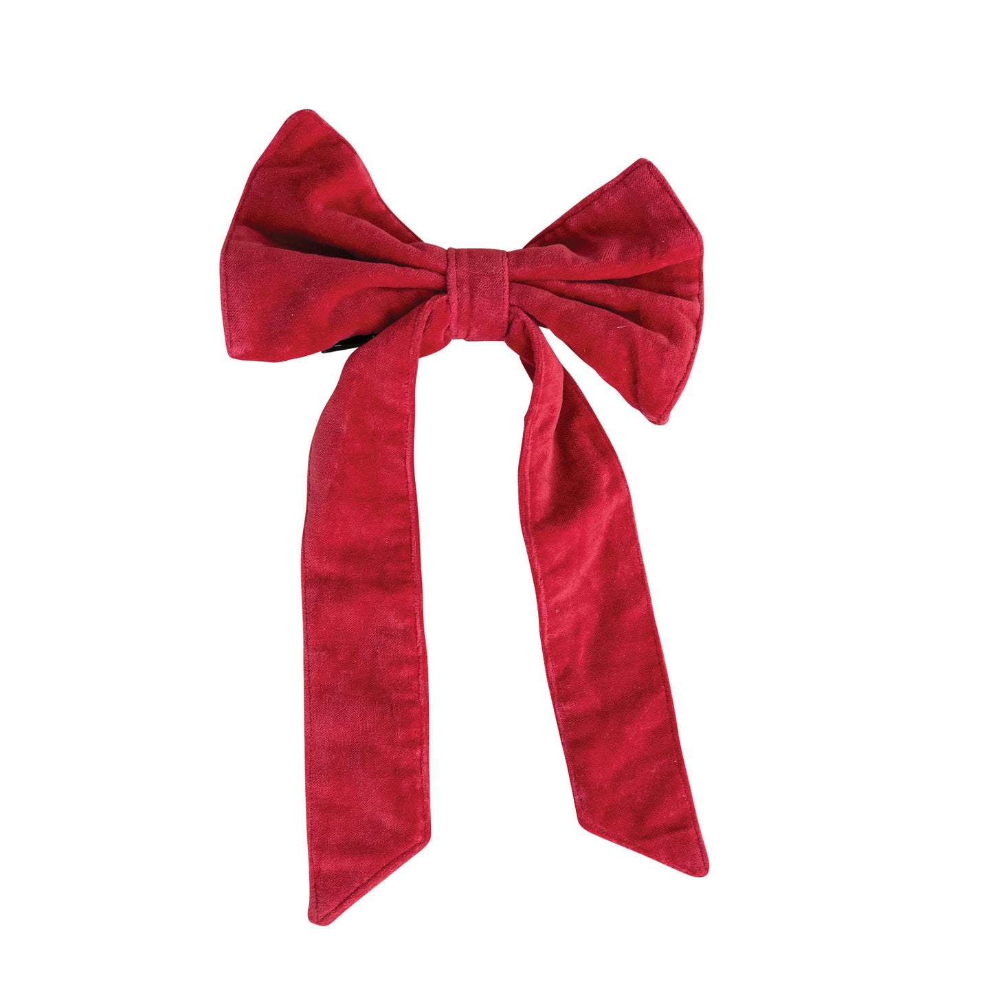 C-26 Cotton Velvet Clip-on Bow