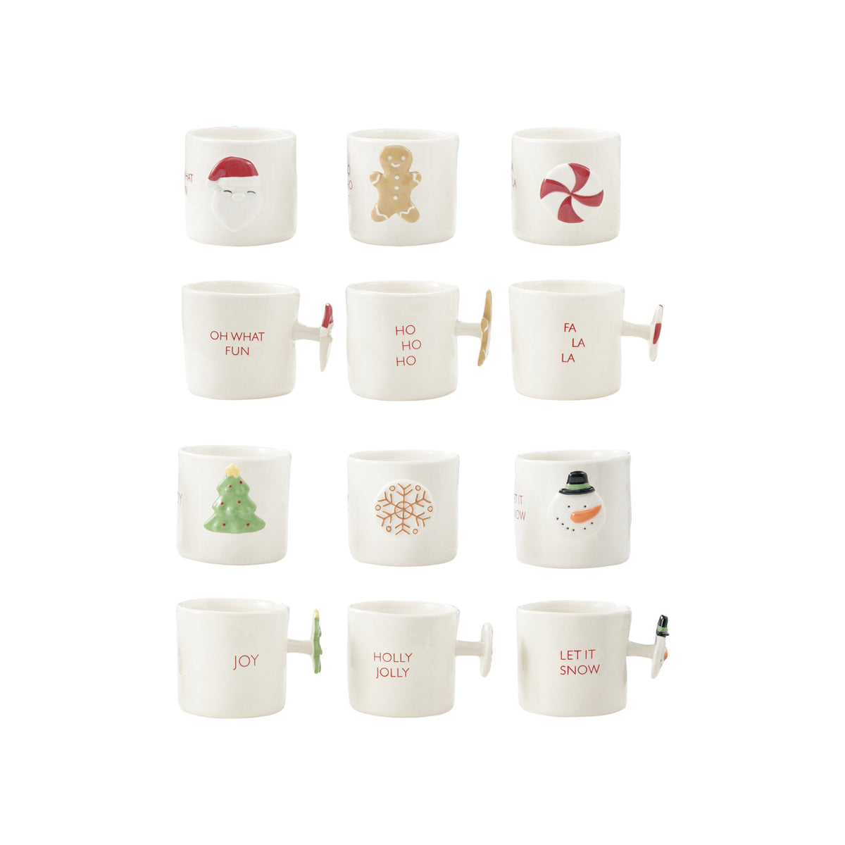 C-26 Stoneware Mug with Holiday Saying