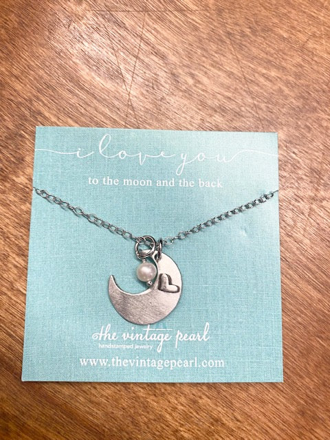 I Love you to the Moon and the Back Necklace*