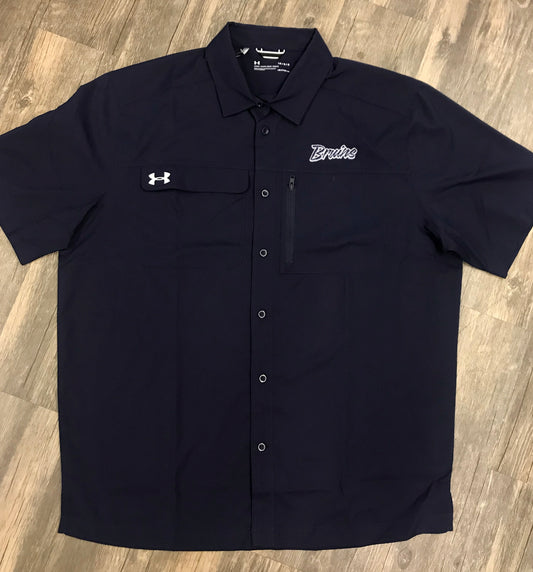 Under Armour Bruin Script Navy 2 Pocket Button Down