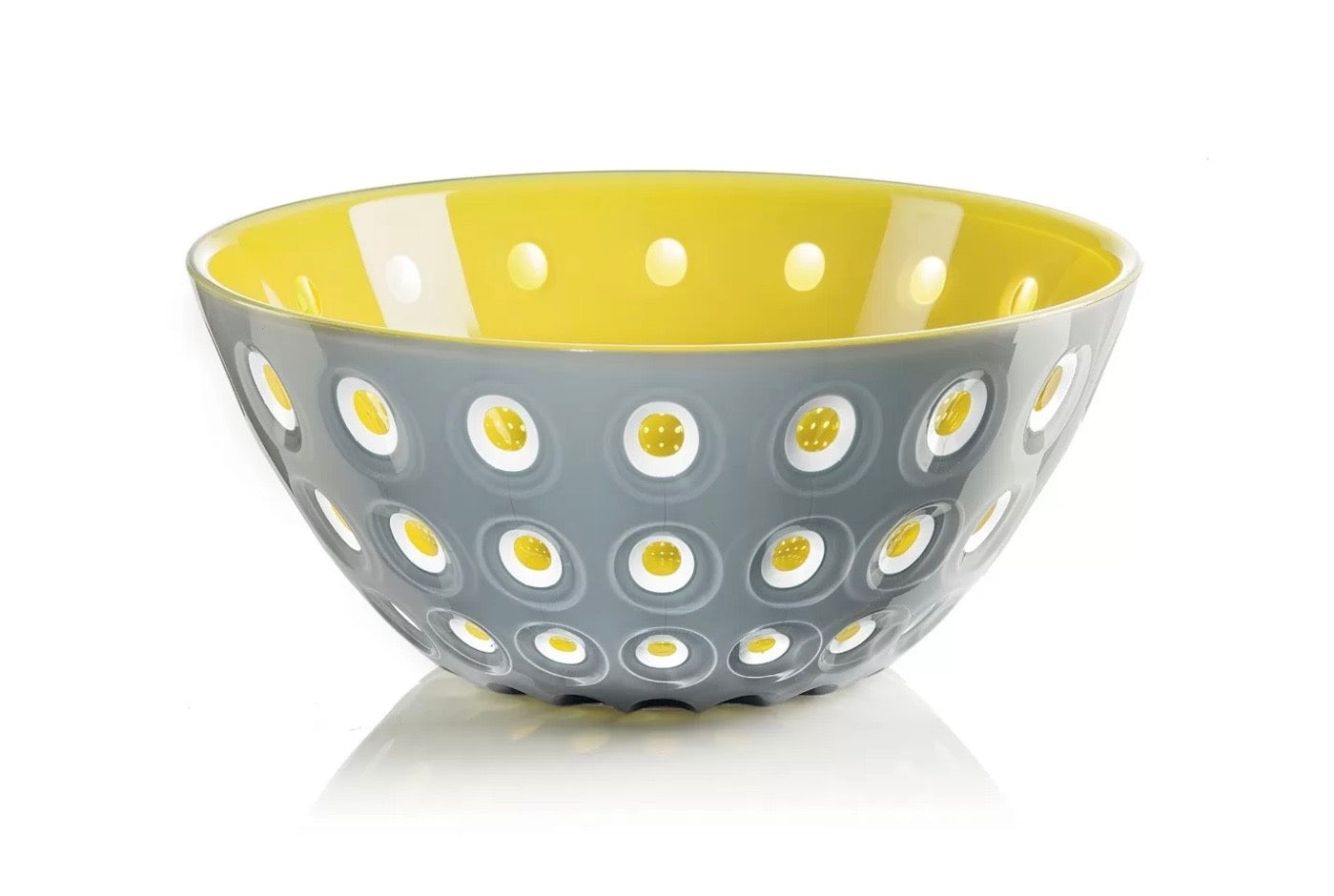Guzzini Le Murrine Bowl Grey/Yellow