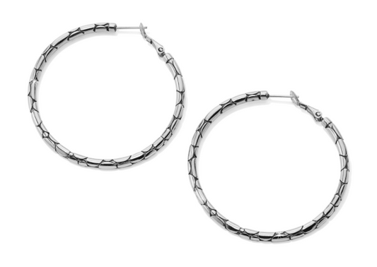 Brighton Pebble Large Hoop Earrings JA5410*