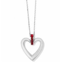 Spectrum Open Heart Necklace JM3673*
