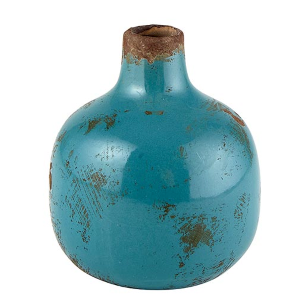 Teal Mini Vase