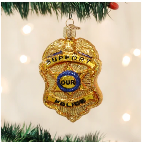 Police Badge Ornament