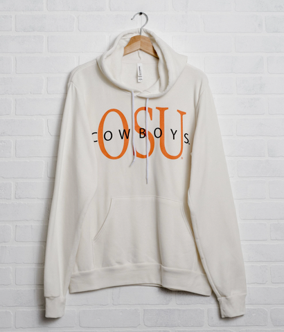 OSU Title Vintage White Hoodie
