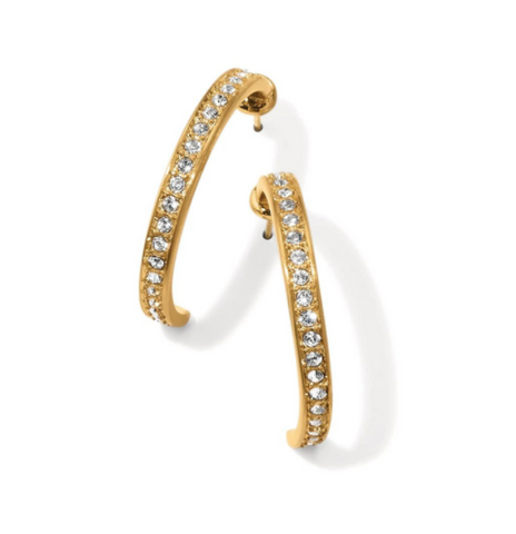 Meridian Zenith Medium Gold Hoop Earrings JA8555