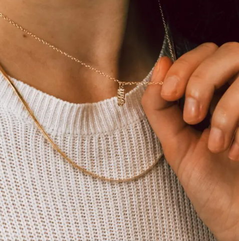 Gold "Wife" Necklace*