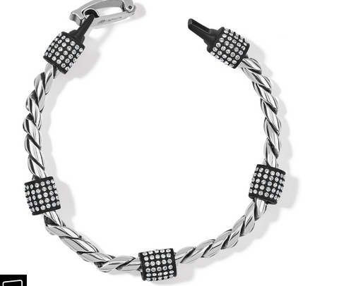 Meridian Bracelet  ( Black / Silver )
