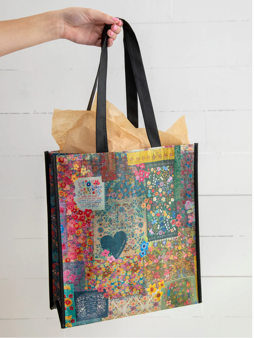 Extra Large Happy Bag Chirp Patchwork