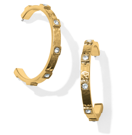 Meridian Zenith Station Gold Hoop Earrings JA3905*