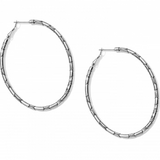 Brighton Pebble Large Oval Hoop Earrings JA5400