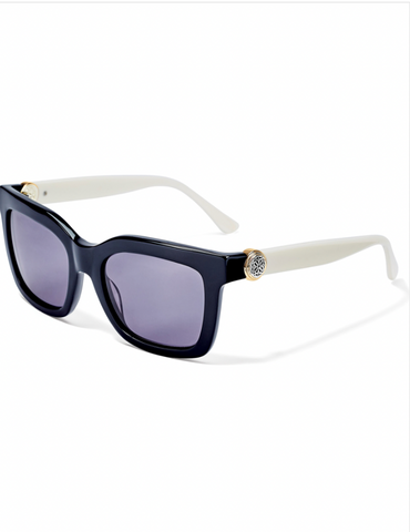 Ferrara Two Tone Sunglasses ( Black / White )
