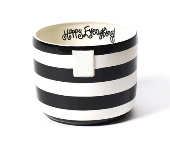 Black Stripe MINI Bowl Happy Everything ! Bowl