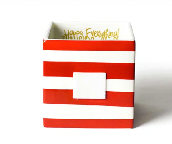 Red Stripe MINI Nesting Cube
