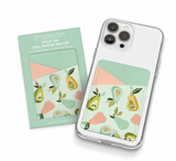 Au Pears Stick On Cell Phone Wallet