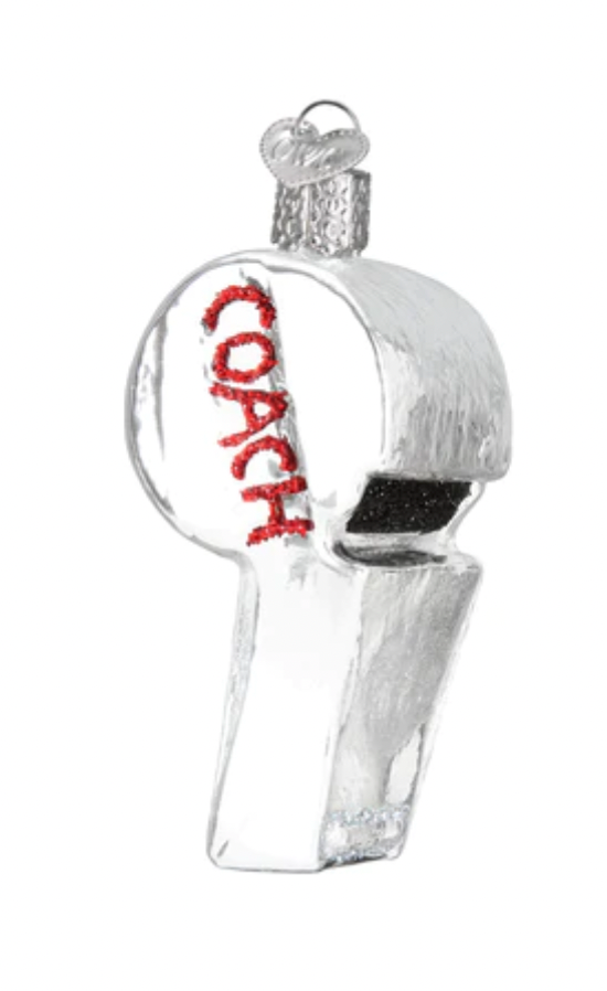 Coach's Whistle Ornament