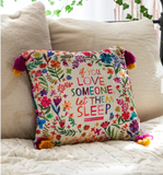 Let  Someone Sleep Cozy Pillow  18in  x 18in