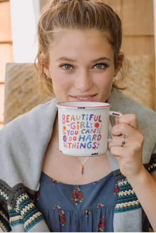 Beautiful Girl Camp Mug   16oz.