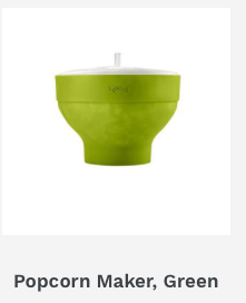 Microwave Popcorn Bowl