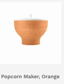 Microwave Popcorn Bowl