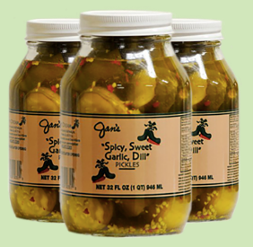 Spicy Sweet Pickles ( MIO ) in store only Jans