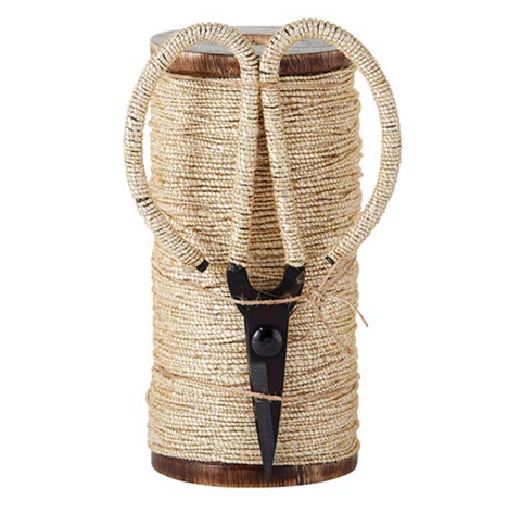 Natural Jute/Gold Twine with Scissors