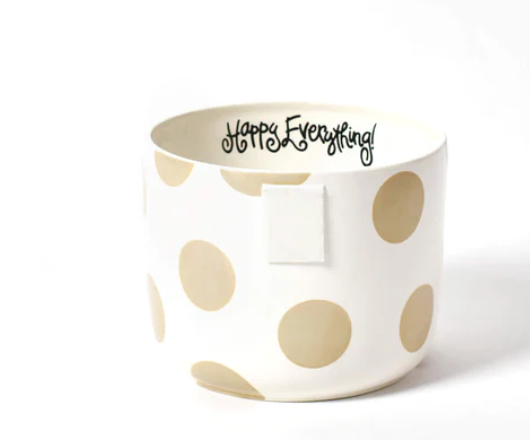 Neutral Dot Mini Happy Everything! Bowl