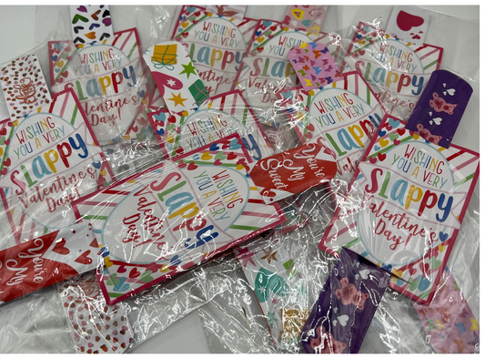 Valentines Day Slap Bracelets ( Assorted )