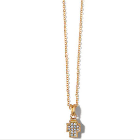 Meridian Zenith Cross Necklace ( Gold ) JM7373*