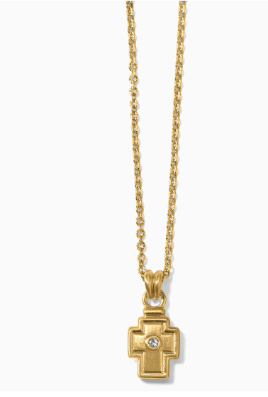 Meridian Zenith Cross Necklace ( Gold ) JM7373*
