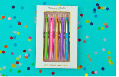 Best Teacher Ever Pen Set