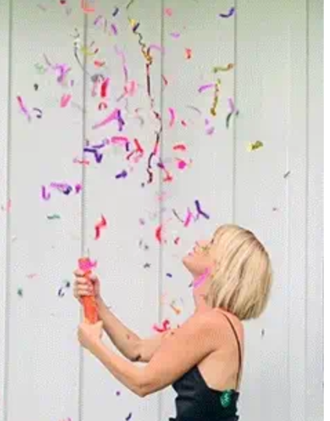 Confetti Fountain Graduation