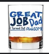 Great Job Dad Rocks Glass 11oz.