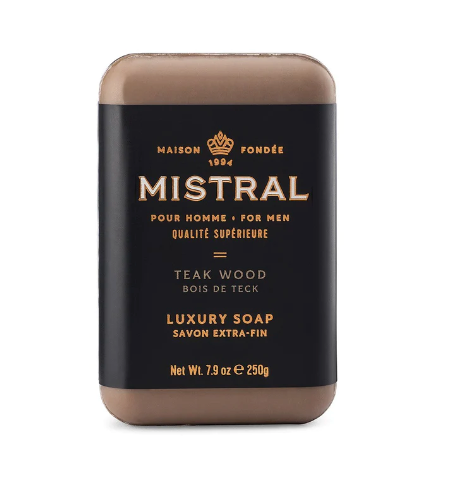 Teakwood Luxury Bar Soap  8.8oz.