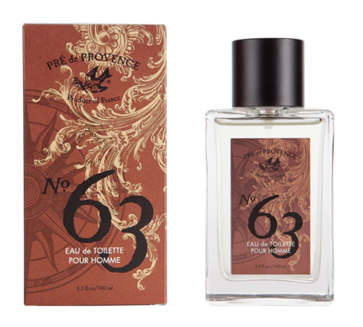 Pré de Provence No.63 Men's Eau De Toilette 3.3oz.