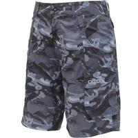 Aftco Tactical Fishing Shorts Black Camo