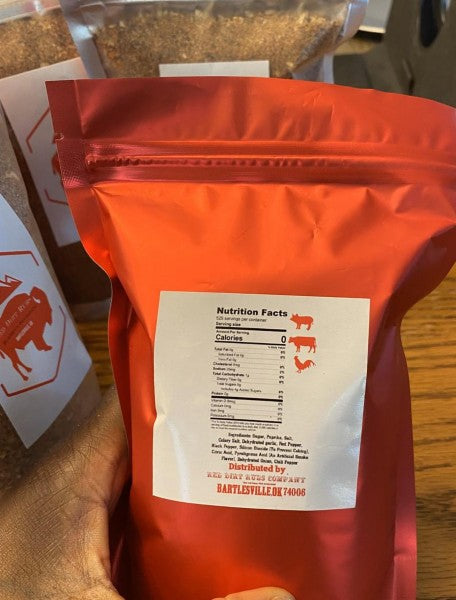 Red Dirt Barbeque Seasoning Locally Made