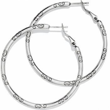 Large Hoop Charm Earrings J19530*
