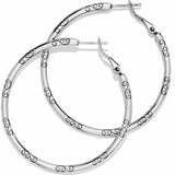 Large Hoop Charm Earrings J19530*