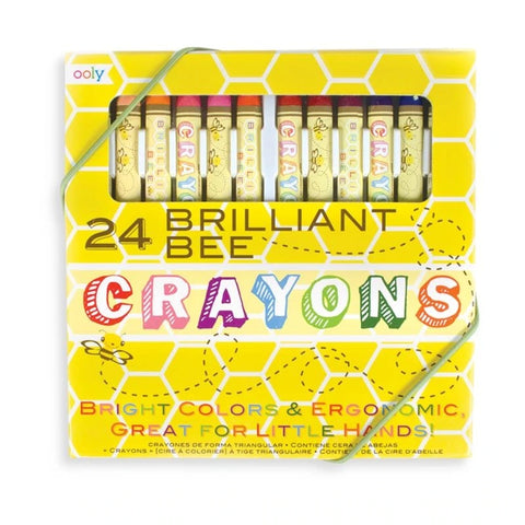 24 Brilliant Bee Crayons