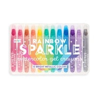 Rainbow Sparkle Mettalic Watercolor Gel Crayons
