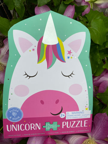 12 Piece Rainbow Unicorn Puzzle