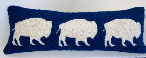 Buffalo Trio Pillow