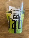 Oklahoma Color Etched Shot Glass