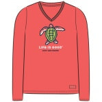 LIFE IS GOOD WOMEN'S TURTLE JUST ADD WATER LONG SLEEVE